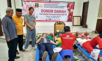 Donor Darah Kanwil Sultra Wujud Berbagi dengan Sesama
