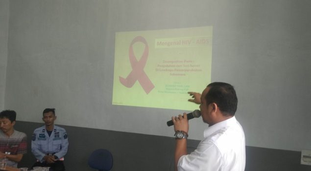 WBP & Petugas Lapas Sukamara Ikuti Sosialisasi Penyuluhan HIV/AIDS