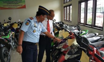 Polda Sulsel Tinjau Baran Sitaan di Rupbasan Makassar