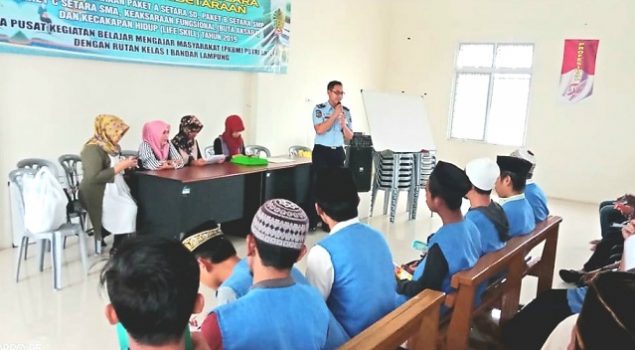 Rutan Bandar Lampung Penuhi Hak Pendidikan WBP