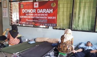 Petugas & Klien Bapas Pati Berpartisipasi Dalam Bakti Sosial Donor Darah