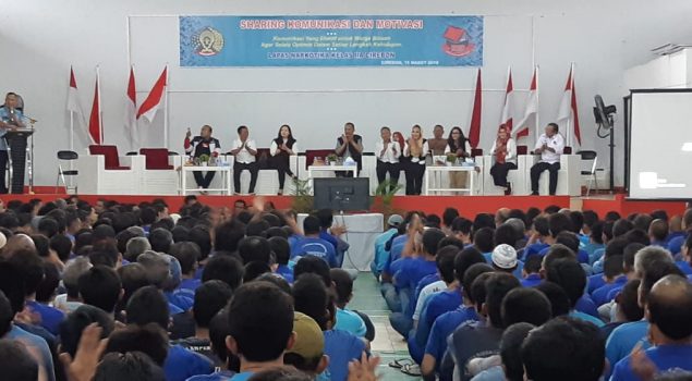 Sharing Komunikasi & Motivasi, 983 WBP Penuhi Aula LPN Cirebon