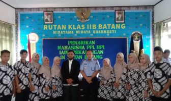 10 Mahasiswa IAIN Belajar Banyak Selama PPL di Rutan Batang