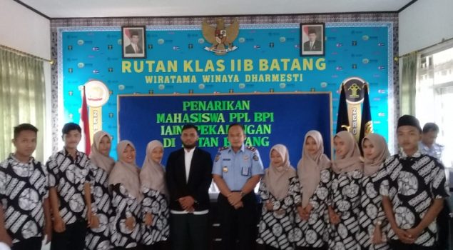 10 Mahasiswa IAIN Belajar Banyak Selama PPL di Rutan Batang