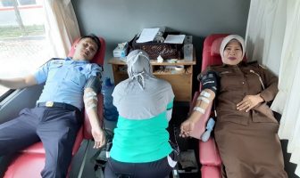 Peduli Kemanusiaan, Rutan Pinrang Gelar Donor Darah