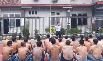 Pastikan Bebas Narkoba, 33 WBP Baru Rutan Rangkasbitung Dites Urin