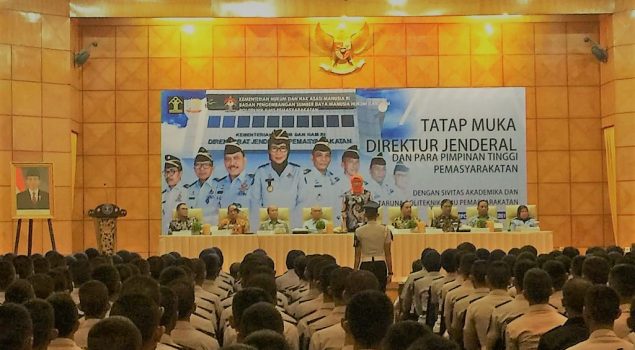 Dirjen PAS dan Pimpinan Tinggi Pratama Audiensi Dengan Taruna Poltekip