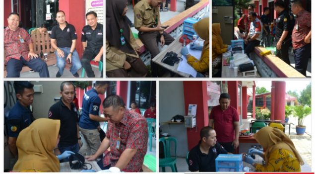 Sambut  Hari Bakti Pemasyarakatan ke 55 Lapas Kotabumi Laksanakan Kegiatan Donor Darah