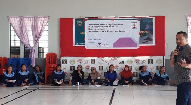 WBP Antusais Ikuti "Pendidikan Pemilih Bagi Perempuanâ€ di LPP Sungguminasa