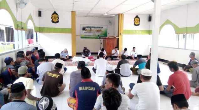 WBP & Petugas Rutan Majene Belajar Tata Cara Penyelenggaraan Jenazah