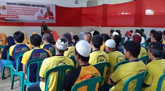 Bersama RKIH, WBP Lapas Kuningan Diajak Untuk Optimis