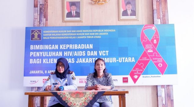 Bapas Jakarta Timur-Utara Lakukan Kegiatan Bimbingan Kepribadian Penyuluhan HIV / AIDS Dan VCT