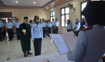 Kabapas Bandar Lampung Lantik Pejabat Baru Kasubbag Tata Usaha