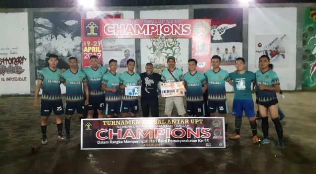 Tim Rutan Palangka Raya Juara Liga Futsal UPT se-Kalteng