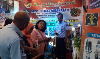 Demo Kerajinan Getah Nyatu & Lukisan WBP Sedot Pengunjung Stan Kanwil  Kalteng