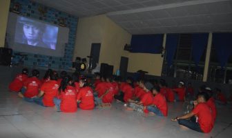 60 Residen TC Lapas Watampone Gelar Nonton Bareng