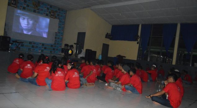 60 Residen TC Lapas Watampone Gelar Nonton Bareng