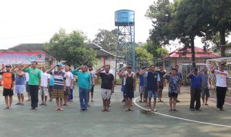 Jelang Lomba LKBB, WBP Lapas Semarang Giat Latihan