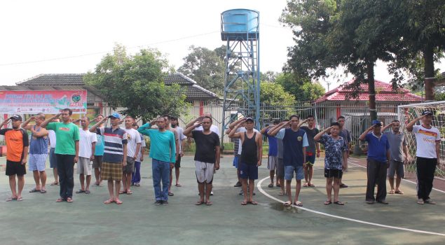 Jelang Lomba LKBB, WBP Lapas Semarang Giat Latihan