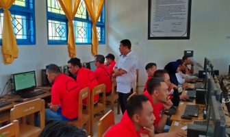 19 WBP Rutan Unaaha Jalani UNBK di SMAN I Tonggauna