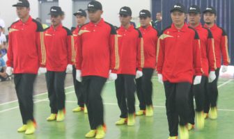 WBP Lapas Semarang Uji Kebolehan Lomba Baris Berbaris Dan Pengucapan Catur Dharma Narapidana
