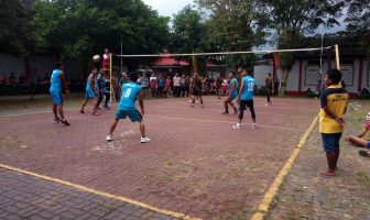 Final Bola Voli Antar Padepokan Blok Hibur WBP Lapas Semarang