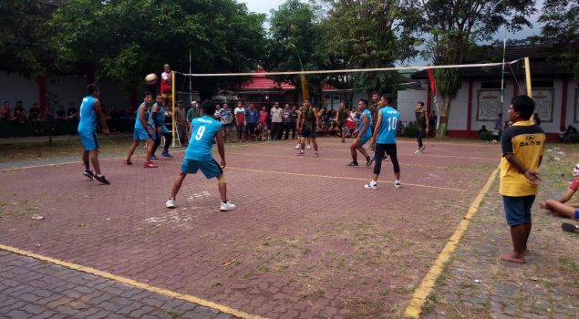 Final Bola Voli Antar Padepokan Blok Hibur WBP Lapas Semarang