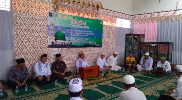 Sejumlah UPT Pemasyarakatan Gelar Peringatan Isra Mi'raj 1440 Hijriah