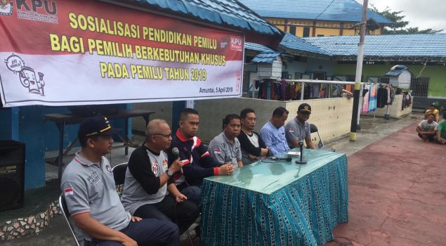 Jelang Pemilu, KPU KabupatenÂ Â Hulu Sungai Utara Sambangi Lapas Amuntai