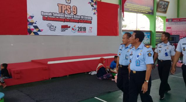 Kunjungi Rutan Batang, Kakanwil Kemenkumham Jateng Tinjau TPS 9 Rutan Batang