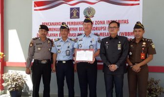 Lapas Kelas IIB Lubuk Basung Canangkan Zona Integritas WBK dan WBBM