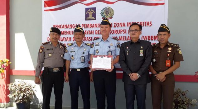 Lapas Kelas IIB Lubuk Basung Canangkan Zona Integritas WBK dan WBBM