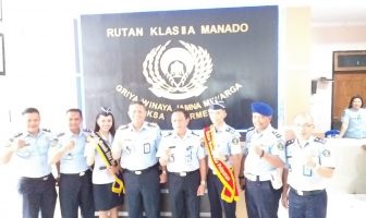 Kakanwil Kemenkumham Sulawesi Utara Kunjungi Rutan Manado Untuk Wujudkan WBK dan WBBM