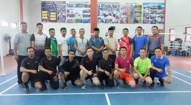 Lapas Batam Menjadi Tuan Rumah Pertandingan Badminton Antar UPT Pemasyarakatan SE-Kota Batam