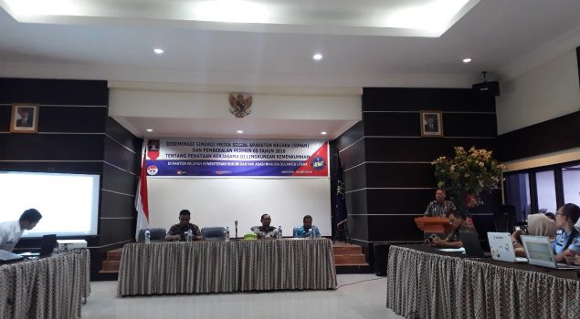 Humas Rutan Manado Ikuti Diseminasi Sinergi Media Sosial ASN