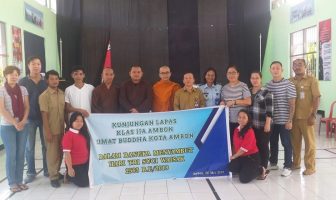 Lapas Ambon Sambut Kedatangan Umat Budha Kota Ambon