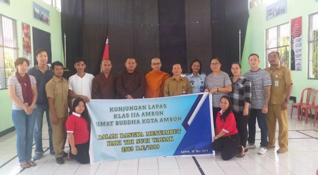 Lapas Ambon Sambut Kedatangan Umat Budha Kota Ambon