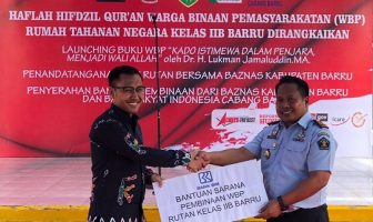 Hafal 25 Juz Al Quran, WBP Rutan Barru Dapat Penghargaan
