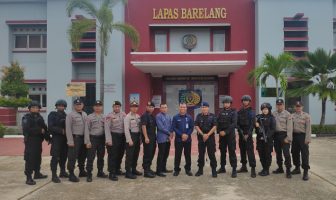 Gandeng Polda Kepri, Lapas Batam Gelar Simulasi Gangguan Keamanan