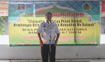 WBP Lapas Semarang Nikmati Kunjungan Bersama Keluarga