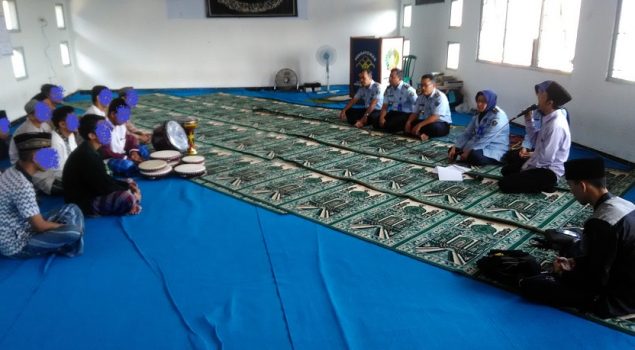 Pelatihan Hadroh Warnai Ramadan di LPKA Kutoarjo