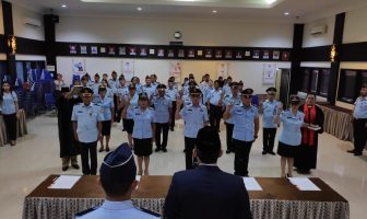 Tiga Pejabat Rutan Manado Dilantik, Ini Pesan Kakanwil Sulut