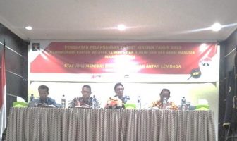 Perwakilan Rutan Manado Hadiri Penguatan Pelaksanaan Target Kinerja Tahun 2019