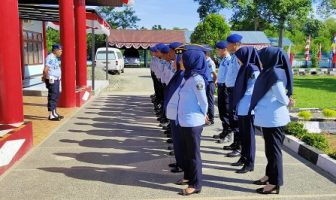 Kehadiran Seluruh Jajarannya Usai Libur Lebaran Diapresiasi Karutan Jantho