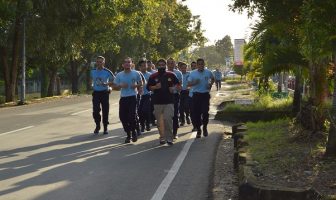 Jajaran Lapas Watampone Semangat "Afternoon Run" Susuri Kota Watampone