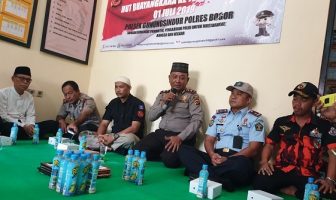 Kalapas Gunung Sindur Hadiri Tasyakuran HUT Bhayangkara ke-73