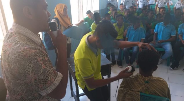 LPKA Kupang Bersama Kementerian PPPA RI Laksanakan Kursus Pangkas Rambut Bagi Anak