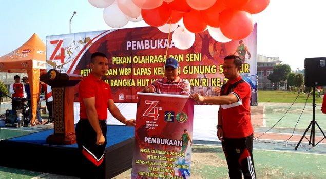 Lapas Gunung Sindur Kenalkan Lapas Terbuka Ciangir Pada Pembukaan Porsenap