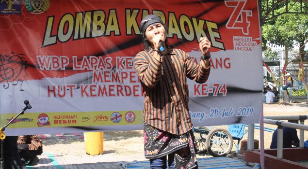 Sambut Hut RI, Lapas Semarang Gelar Lomba Karaoke Bagi WBP