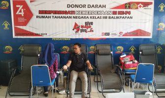 Rutan Balikpapan Gelar Donor Darah Petugas PAS se-Balikpapan
